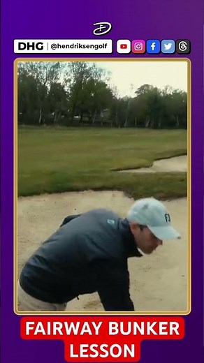 From Sand to Success: Unlocking Fairway Bunker Shot Skills#golf #golf #life #shorts #fyp