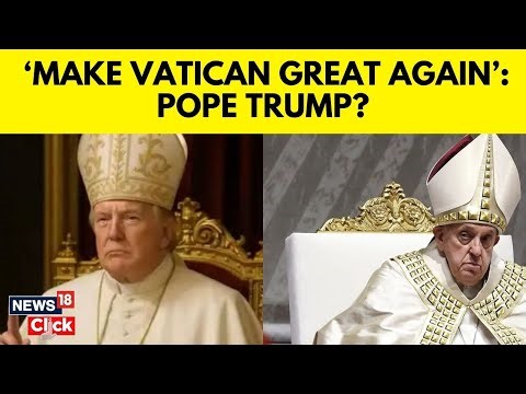 Donald Trump Posted An Ai Image Of Himself Wearing Papal Robes Online | Donald Trump Pope | N18G