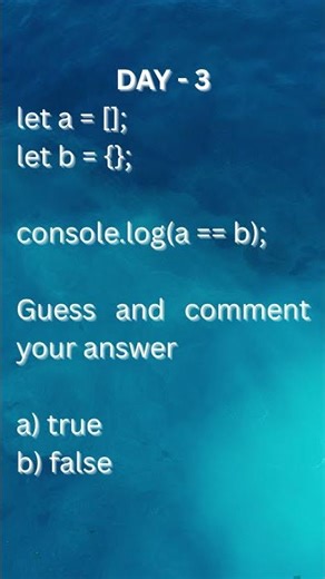 quick JavaScript concept that confuses many👀#codingchallenge #programminglife #developers #interview