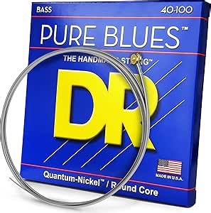 DR Strings PB-40 Pure Blues Bass Guitar Strings (PB-40)