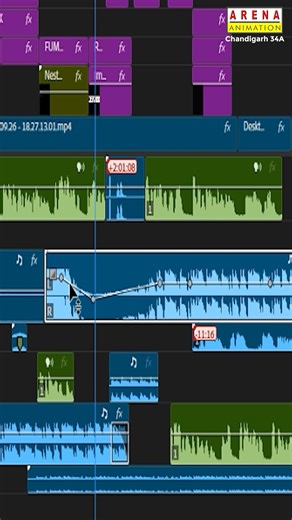 Arena Animation Sec-34A on Instagram: "Good visuals need great sound 🔊 Learn how Essential Sound in Premiere Pro turns ordinary clips into cinematic magic! Only at Arena Animation 34A 🎥✨ #PremierePro #EssentialSound #SoundDesign #AudioMixing #LearnEditing #ArenaAnimation34 #AVGC #CreativeLearning"