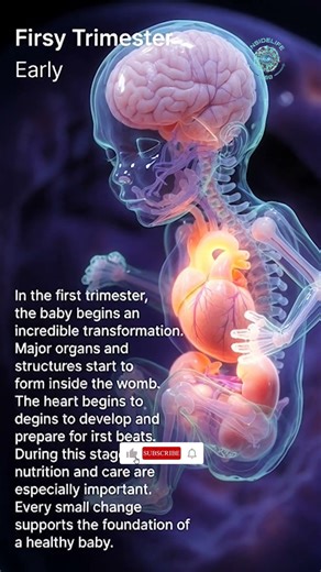 How you grew in Early Growth Explained 🤰| Baby Development in the First Trimester 🤰👶 | 3d animation