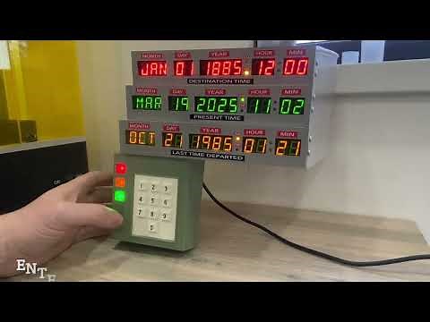 Back to The Future BTTF Delorean Time Machine Time Circuits Replica Prop