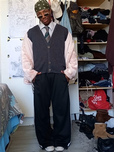 Styling My Mom's Cardigan for a Fresh Look