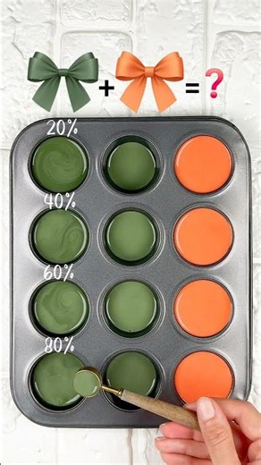 Mixing Olive Green and Coral Orange |4 Unique Color Palette Ideas #colorpalette #satisfying #colors