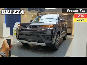 Maruti Brezza ZXi Second Top Model 2025 ❣️| New BREZZA ZXi Review !! Price • Features 😍|