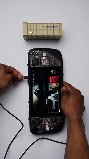 This power bank doesn't just look cool, it also checks all the right boxes for use alongside the Steam Deck and other everyday tech. (Check it out through the link in my bio) . #powerbank #steamdeck #usbc #edc #everydaytech #smartphone #steamos #steamdeckaccessories #techbymidas #asmr #tech #technology #techreviews #gaming #handheldgaming #handheldpc #pcgamer #pcgaming