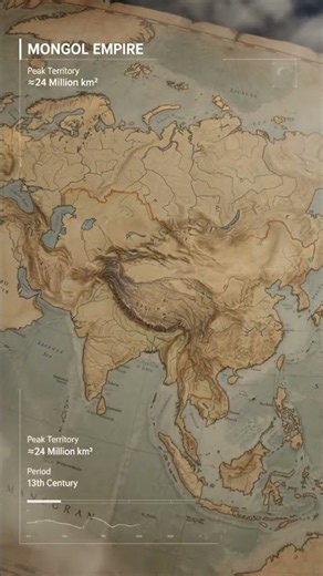 Mongol Empire vs Modern Mongolia🐎🇲🇳 | Different Country Every Episode #15 #history #maps #facts #map