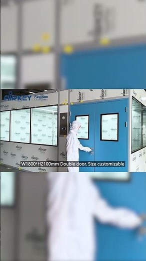 High-Strength Aluminum & Rock Wool ISO 8 Cleanroom | AIRKEY Modular System #airkey#ISO8 cleanroom