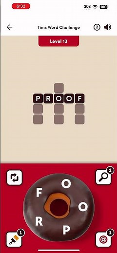 Tim Hortons, Tims Word Challenge L-13, Level 13