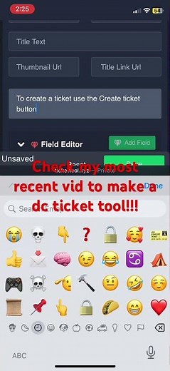 #discord ticket tool tutorial on my vid #fyp #ticket t