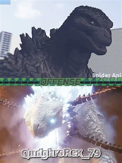 Godzilla Minus Zero (SA) vs Shimo (GXK) #1v1 #edit #qudghrorex_79