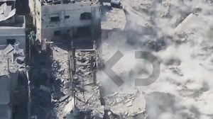 Video Shows Destruction of Two Israeli Tanks by Fighter Emerging From Ruins