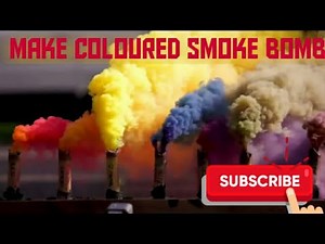 how to make Coloured smoke bomb without potassium nitrate