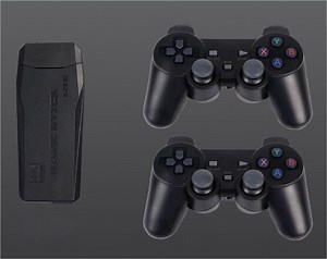 [Hot Item] Portable M8 2.4G TV Video Game Console Double Wireless Controller Gaming Stick 4K for PS1/Gba