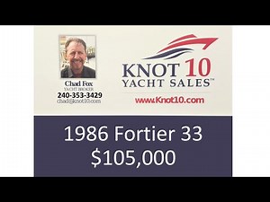 1986 Fortier 33 - $155,000