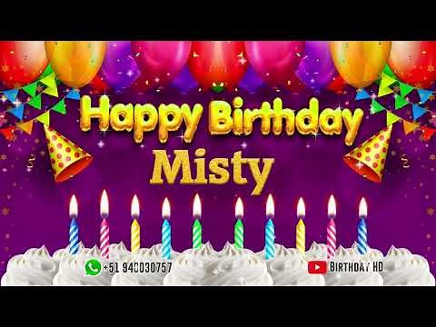 Misty Happy birthday To You - Happy Birthday song name Misty 🎁