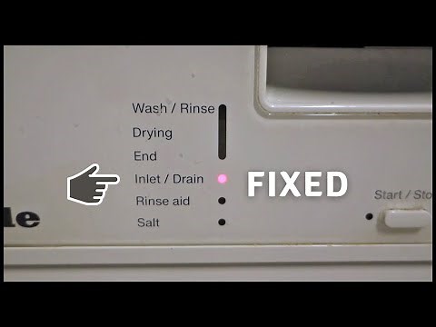 Miele Dishwasher Inlet Drain Light Flashing