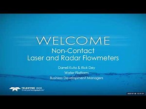 Laser & Radar Sensors for Open Channel Measurement Applications