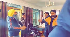 345K views · 10K reactions | During shoot chal mera putt 3 Amrinder Gill, Iftikhar Thakur, Nasir chanyouti , Akram udas , Gurshabd, Jarnail Singh bhaji patell , Krich , Prince , and captain off ship one and only my dearest Brother film  Director Janjot Singh | Ruby Anum | Facebook