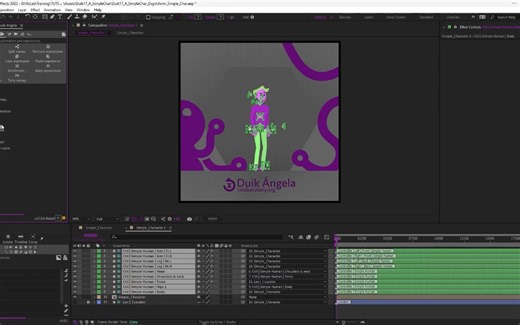 免费：Duik Ángela 行走和奔跑循环