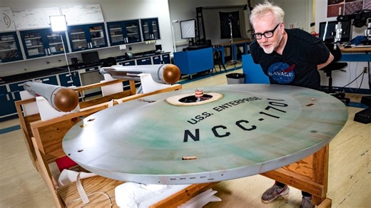 Adam Savage Boldly Goes to See the Original STAR TREK Enterprise Model
