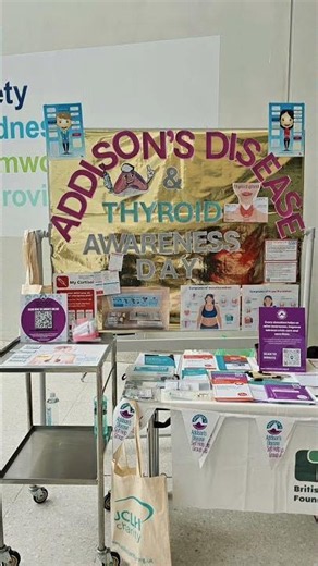 Addison's Disease Day Awareness Stand - Thank You UCLH!