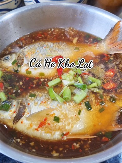 Cá he kho lạt — công thức kho cá he mặn vừa miệng