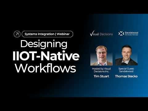 Desigining IIoT Native workflows
