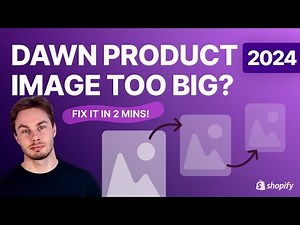 Dawn Theme - How To Make the Product Image Smaller (updated 2024)