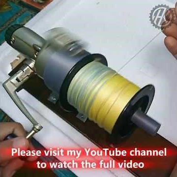 DIY 3D PRINTED FISHING LINE SPOOLER WITH SPINNING REEL