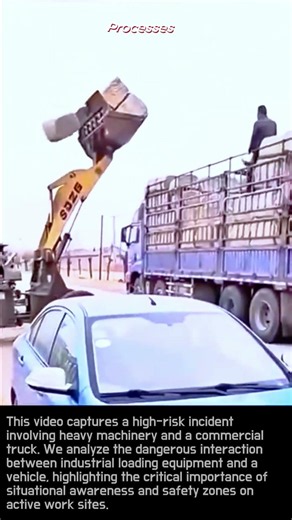 Heavy Machinery Interaction and Safety Risks #worker #process #safety #hazard #equipment