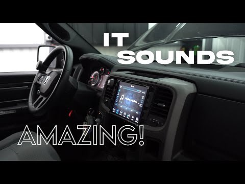 Installing PAC AmpPRO AP4-CH41 + BIG 3 upgrade in the Ram! Sound system is COMPLETE!