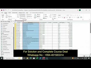 New Perspectives Access 2019 | Module 3: SAM Project 1b | Ridgedale College
