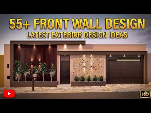 Top 55 Modern Front Wall Designs 2026 | Ghar ki Sabse Sundar Deewar✨🏠🙏