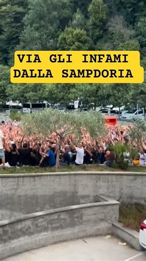 VIA GLI INFAMI DALLA SAMPDORIA #shorts #ultras