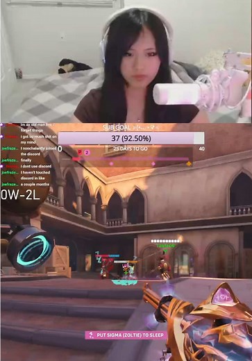 some ana sleeps from this weeks streams ‼️ ( ˶°ㅁ°) !! | twitch.tv/gabbybui #overwatch #overwatch2 #support #ana #sleepdart