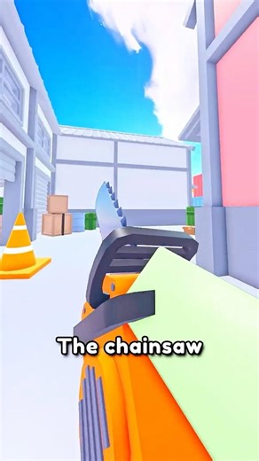 the chainsaw is better than the scythe in rivals..