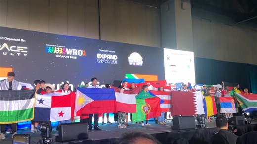 Sharing the amazing moments from the Flag Parade at the World Robot Olympiad 2025 Opening Ceremony. This year, Ruwaiza Ameera Sultan carried our national flag with pride and honor. As per World Robot Olympiad-Bangladesh tradition, the youngest member of the delegation is chosen as the Flag Bearer every year— and this year Ruwaiza represented our spirit, passion, and promise for the future beautifully. Let’s cheer for our young stars shining on the world stage! 🌟🇧🇩 #WROBd #WRO | World Robot Ol