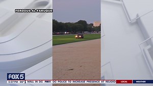 Driver goes rogue on the National Mall