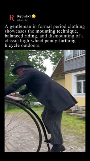 Vintage Penny Farthing High Wheel Bicycle