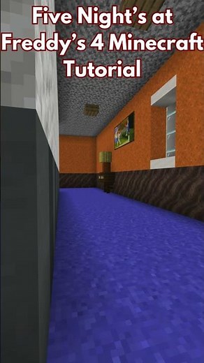 FNAF 4 Minecraft How To Build #minecraft #fnaf #fivenightsatfreddys #howtobuildinminecraft