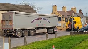 The HGV collided with the Three Fishes pub and a building next to Hong Kong City takeaway next door on the A49 at Bayston Hill, Shrewsbury. | Shropshire Star
