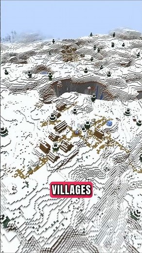 This Minecraft Mountain Spawn Has 4 Villages Right Nearby! #Minecraft #VillageSeed #minecraftseed