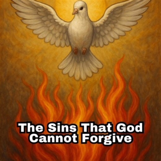 The Sins That God Cannot Forgive One of the most comforting truths of the Catholic faith is that God’s mercy is infinite. No matter how far we stray, He is always ready to forgive a repentant heart. Yet, Jesus Himself warned of a sin that cannot be forgiven—a chilling reminder that while God's mercy is boundless, our response to His grace matters. So, what are the sins that God cannot forgive? 1. Blasphemy Against the Holy Spirit In the Gospels, Jesus says: "Therefore I tell you, every sin and b