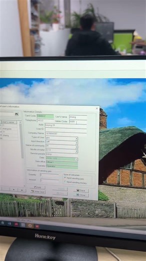 Operation demonstration video of IC card gas meter #gasmeter
