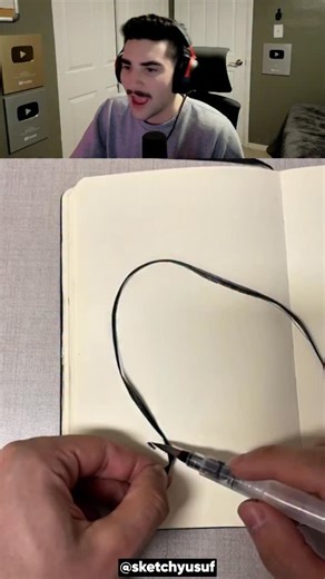 Riley Haghian on Instagram: "How to Draw with String 🤯"