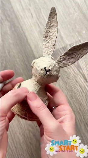 DIY Easter Bunny Bust from an Egg Carton | Fun & Easy Easter Craft for Kids!