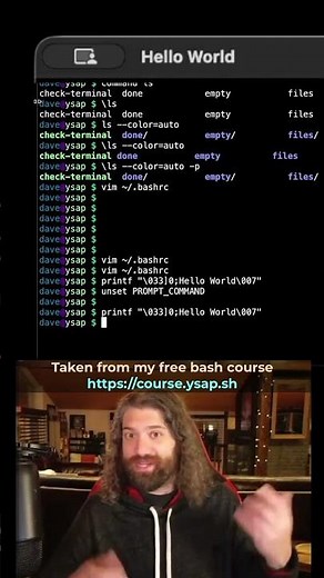 Prompt Command: Updating Terminal Title Bar