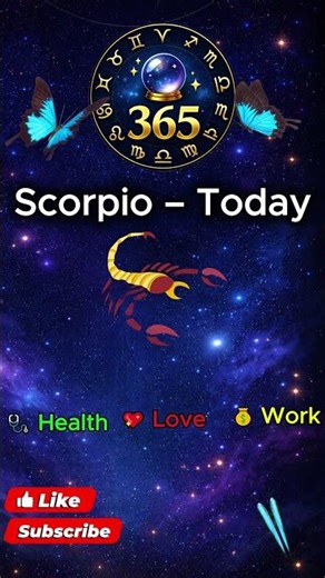 Scorpio Horoscope Today ♏